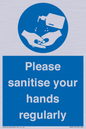 MH6019: Please sanitise your hands regularly