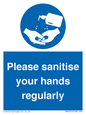MH6019: Please sanitise your hands regularly