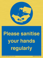 MH6019: Please sanitise your hands regularly