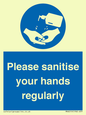 MH6019: Please sanitise your hands regularly