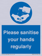 MH6019: Please sanitise your hands regularly