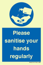 MH6019: Please sanitise your hands regularly