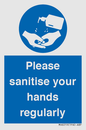 MH6019: Please sanitise your hands regularly