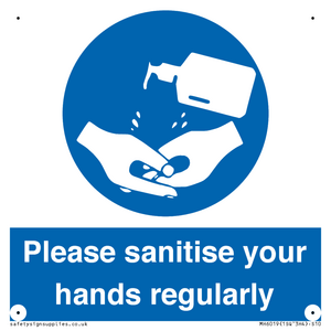 MH6019: Please sanitise your hands regularly