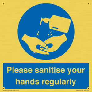 MH6019: Please sanitise your hands regularly