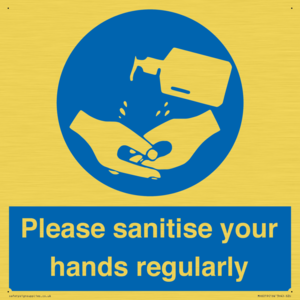 MH6019: Please sanitise your hands regularly