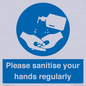 MH6019: Please sanitise your hands regularly