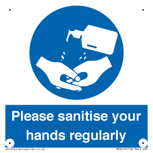 MH6019: Please sanitise your hands regularly