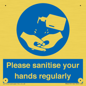 MH6019: Please sanitise your hands regularly