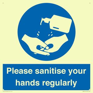 MH6019: Please sanitise your hands regularly