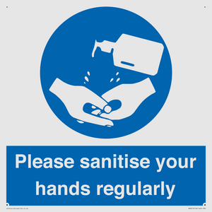 MH6019: Please sanitise your hands regularly