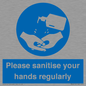 MH6019: Please sanitise your hands regularly