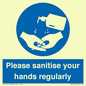 MH6019: Please sanitise your hands regularly