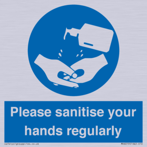 MH6019: Please sanitise your hands regularly