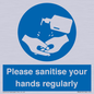 MH6019: Please sanitise your hands regularly