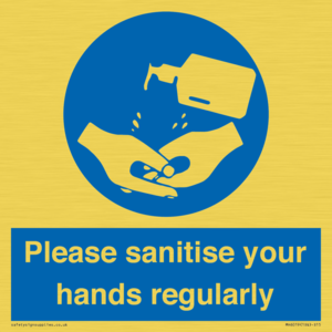 MH6019: Please sanitise your hands regularly