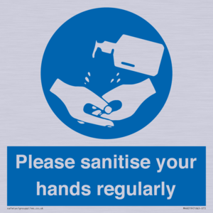 MH6019: Please sanitise your hands regularly