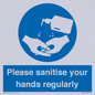 MH6019: Please sanitise your hands regularly