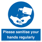 MH6019: Please sanitise your hands regularly