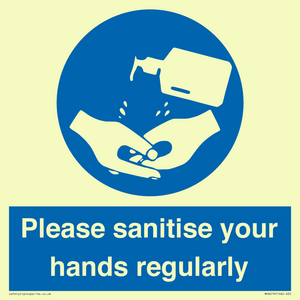 MH6019: Please sanitise your hands regularly
