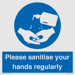 MH6019: Please sanitise your hands regularly