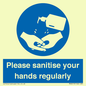 MH6019: Please sanitise your hands regularly
