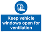MH6021: Keep vehicle windows open for ventilation