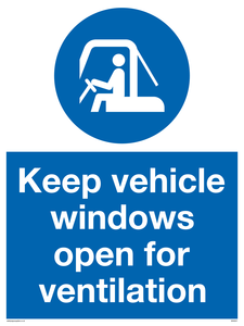 MH6021: Keep vehicle windows open for ventilation