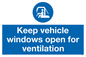 MH6021: Keep vehicle windows open for ventilation