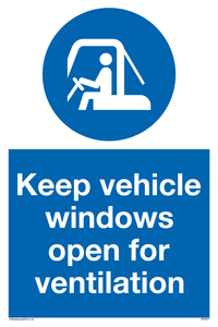 MH6021: Keep vehicle windows open for ventilation