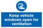 MH6021: Keep vehicle windows open for ventilation
