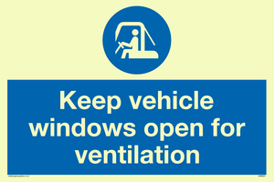 MH6021: Keep vehicle windows open for ventilation