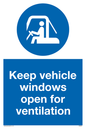 MH6021: Keep vehicle windows open for ventilation