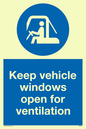 MH6021: Keep vehicle windows open for ventilation