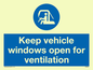 MH6021: Keep vehicle windows open for ventilation