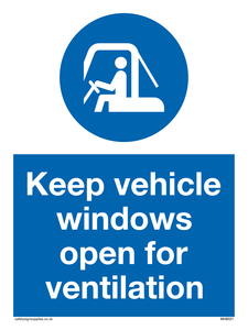 MH6021: Keep vehicle windows open for ventilation
