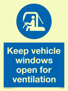 MH6021: Keep vehicle windows open for ventilation