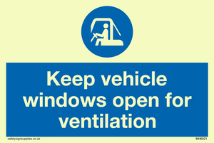 MH6021: Keep vehicle windows open for ventilation