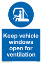 MH6021: Keep vehicle windows open for ventilation
