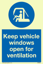 MH6021: Keep vehicle windows open for ventilation