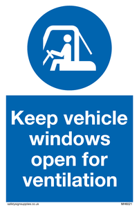 MH6021: Keep vehicle windows open for ventilation
