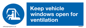 MH6021: Keep vehicle windows open for ventilation