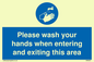 MH6031: Please wash your hands when entering and exiting this area