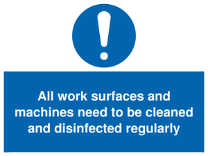 MH6052: All work surfaces and machines