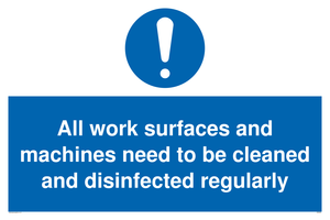 MH6052: All work surfaces and machines