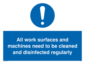MH6052: All work surfaces and machines