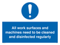 MH6052: All work surfaces and machines