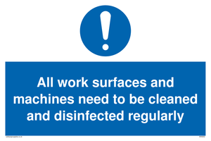 MH6052: All work surfaces and machines