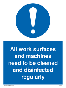 MH6052: All work surfaces and machines