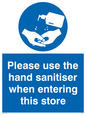 MH6054: Please use the hand sanitiser